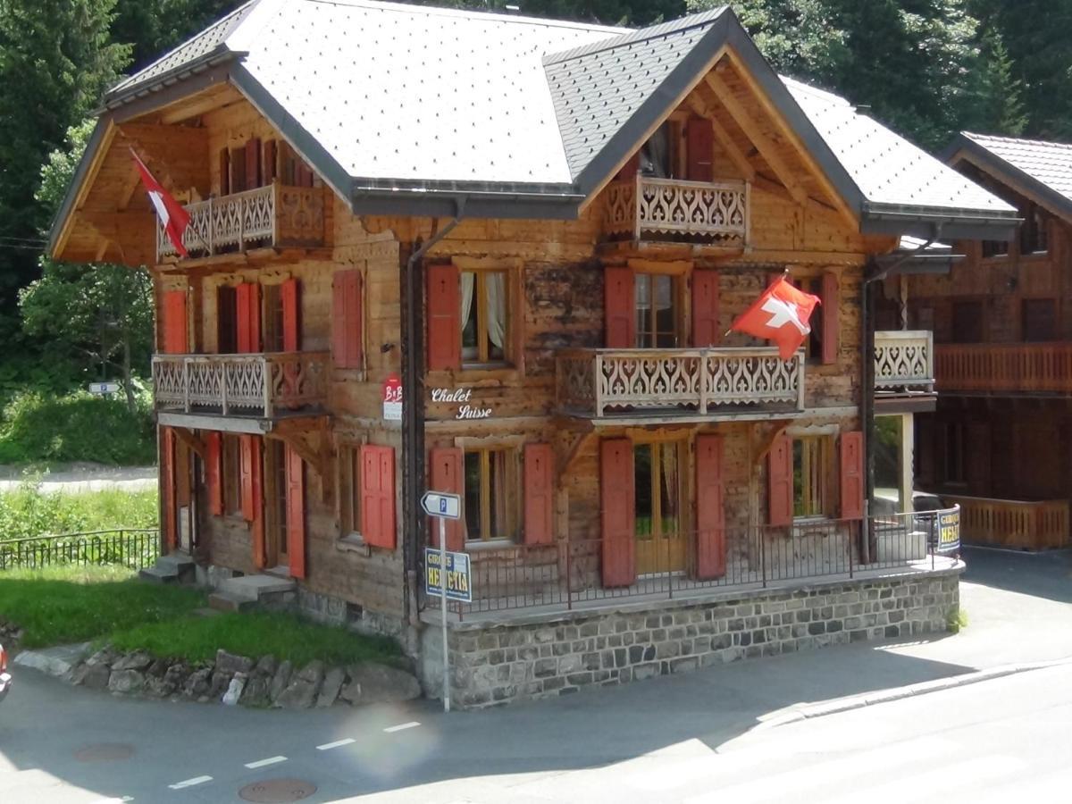 瑞士小木屋住宿加早餐酒店 莫尔金斯 外观 照片